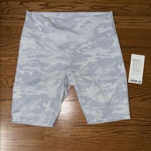 lululemon athletica Gray Camo Athletic Shorts